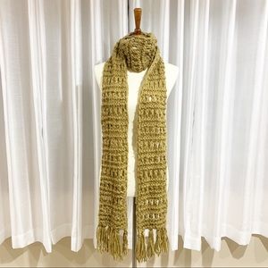 MUSTARD KNIT SCARF
